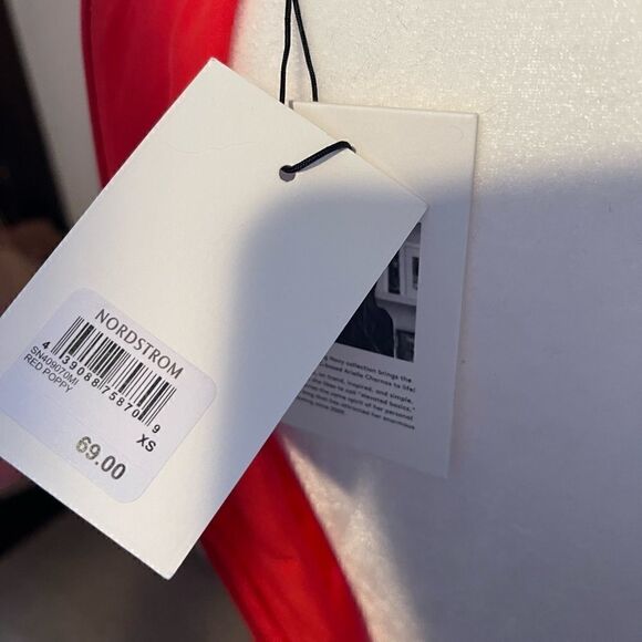 Something Navy Neon Coral Dress - Picture 6 of 16